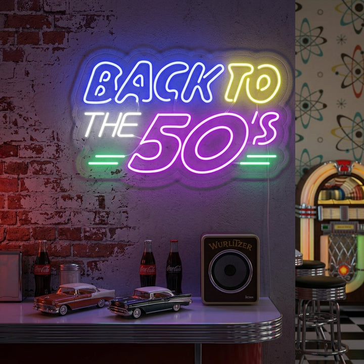 "Back To The 50s" Neon Verlichting