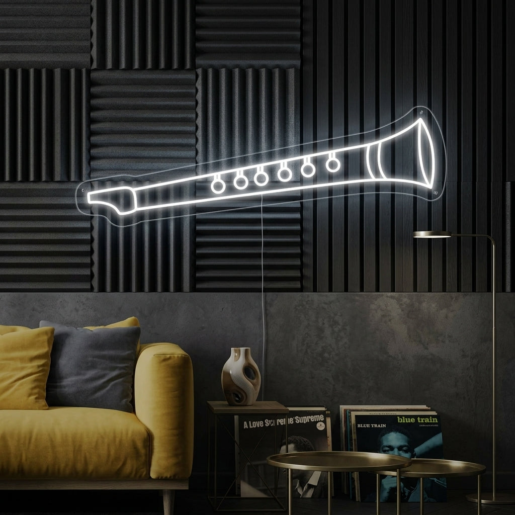 "Fluit" Neon Verlichting