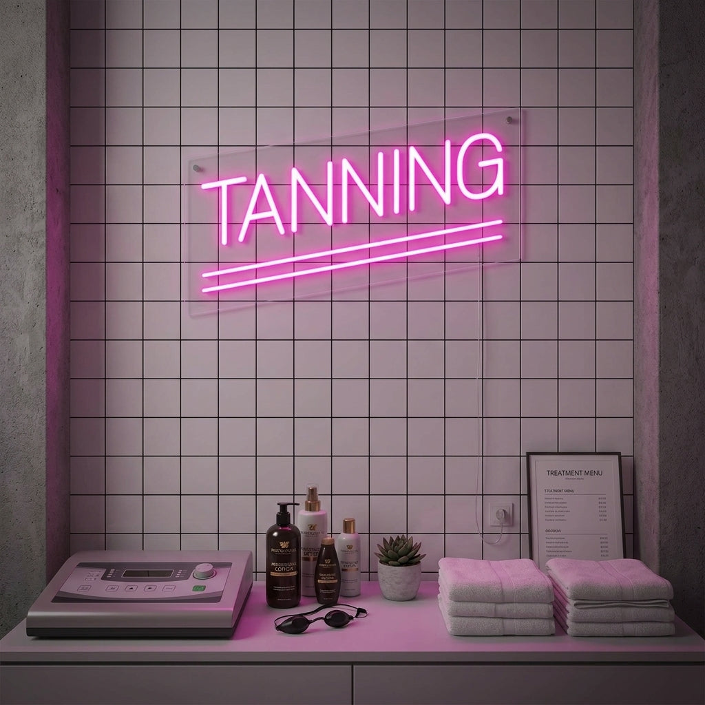 "Tanning" Neon Verlichting