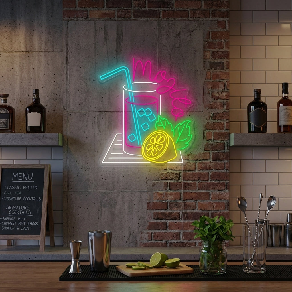 "Mojito" Neonbord