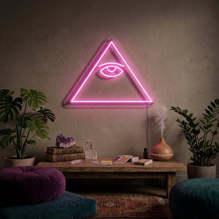 "Helderziende Oog" Neon Verlichting