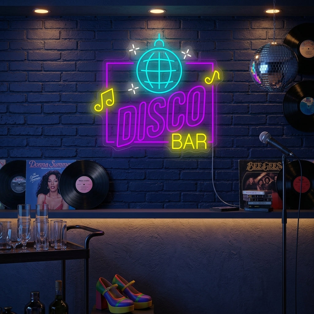 "Disco Bar" Neonbord