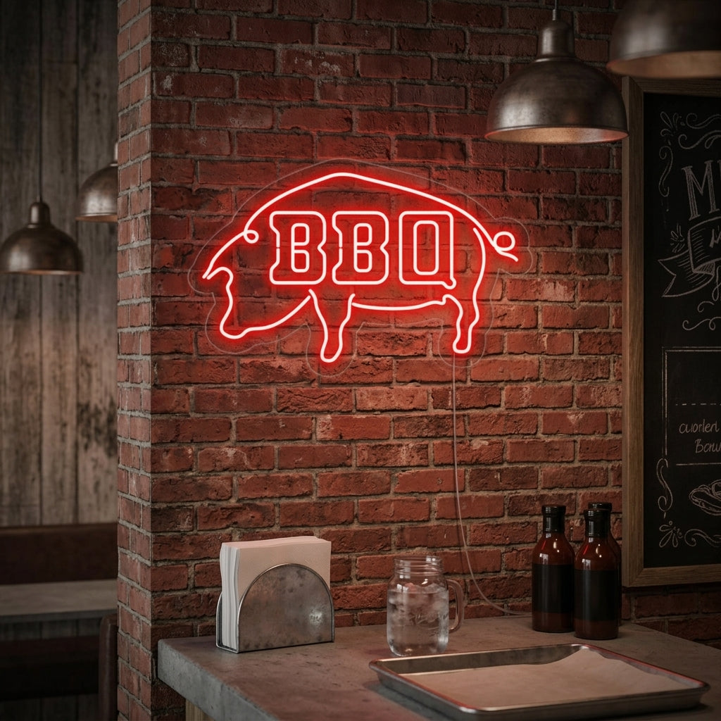 "BBQ" Neon Verlichting