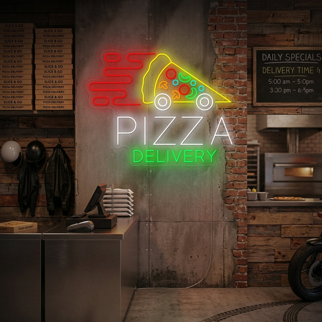 "Pizza Delivery" Neonbord