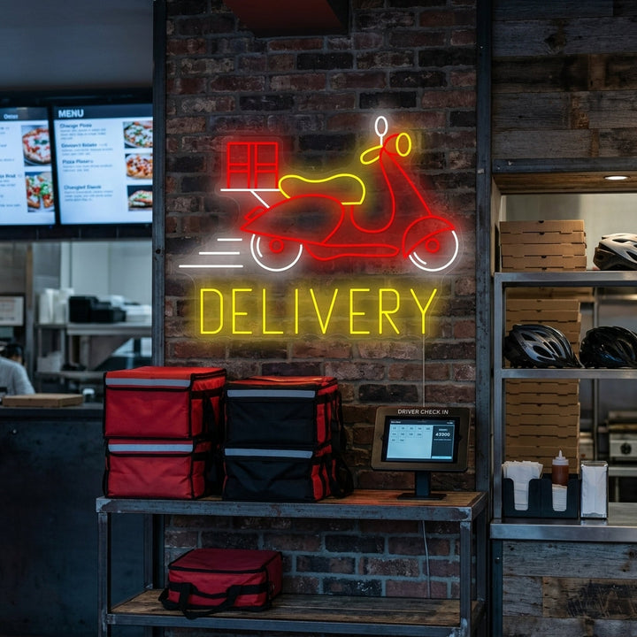 "Food Delivery" Neonbord