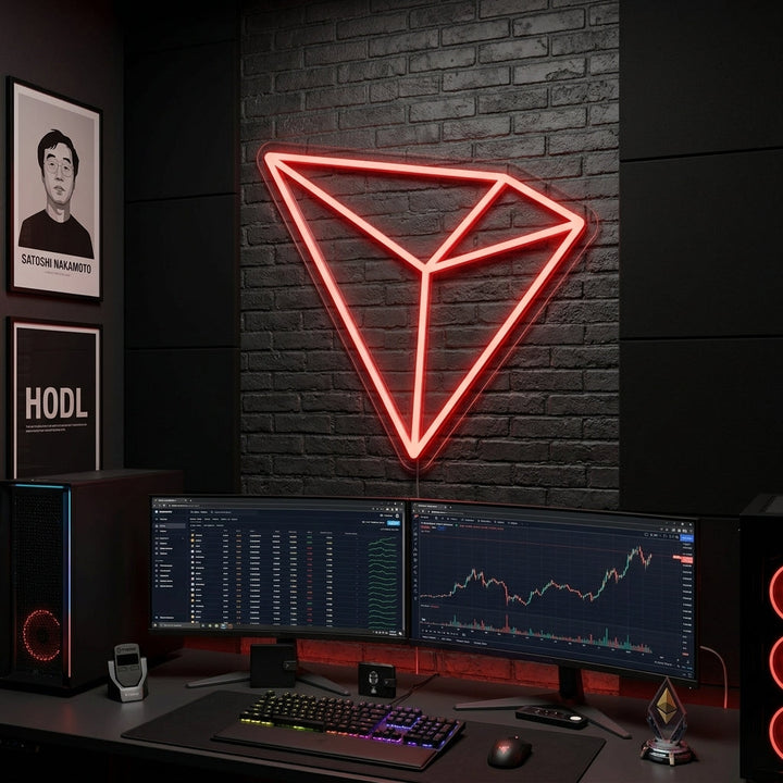 "Tron Trx-Logo" Neon Verlichting