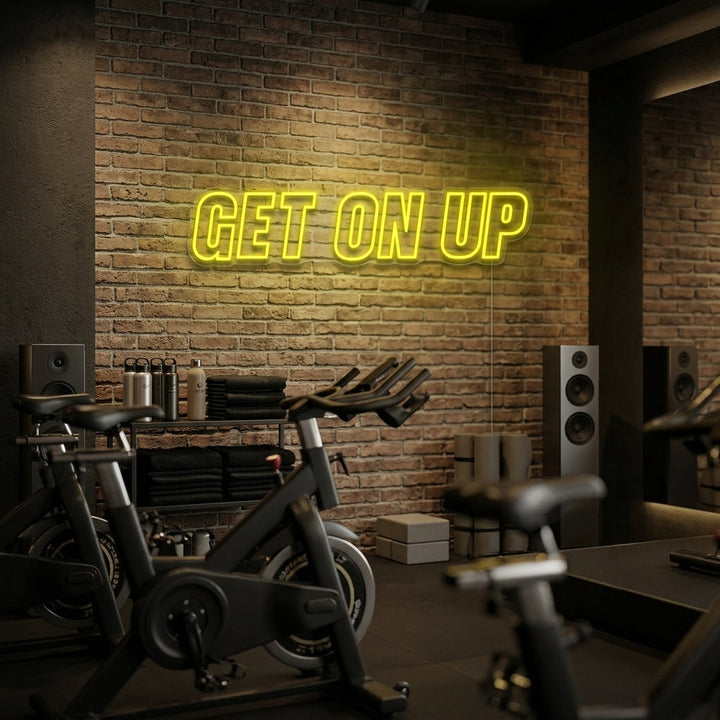"Get On Up Sportschool" Neon Verlichting