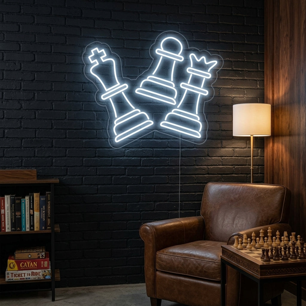 "Schaak" Neon Verlichting