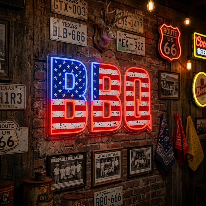 "BBQ" Neonbord