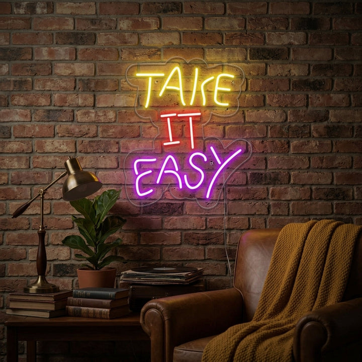 "Take it Easy" Neon Verlichting