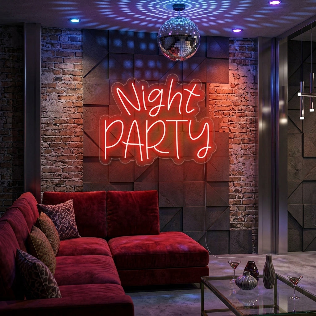 "Night Party" Neon Verlichting