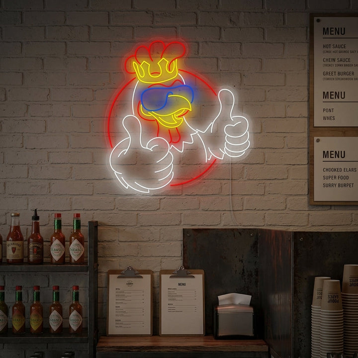 "Haan Koning" Neonbord
