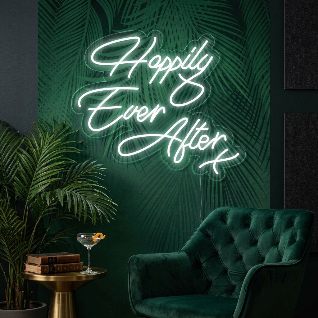 "Happy Ever After" Neon Verlichting
