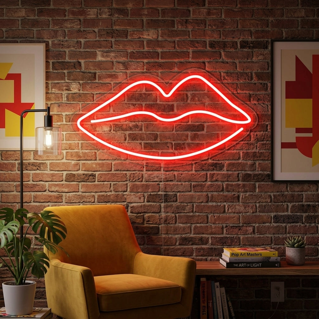 "Lippen" Neon Verlichting
