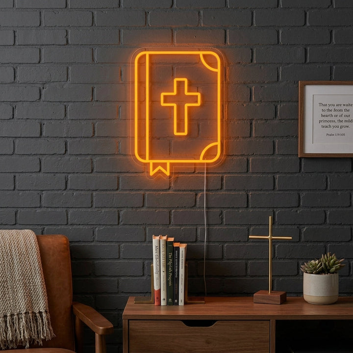 "Christelijke Heilige Bijbel" Neon Verlichting