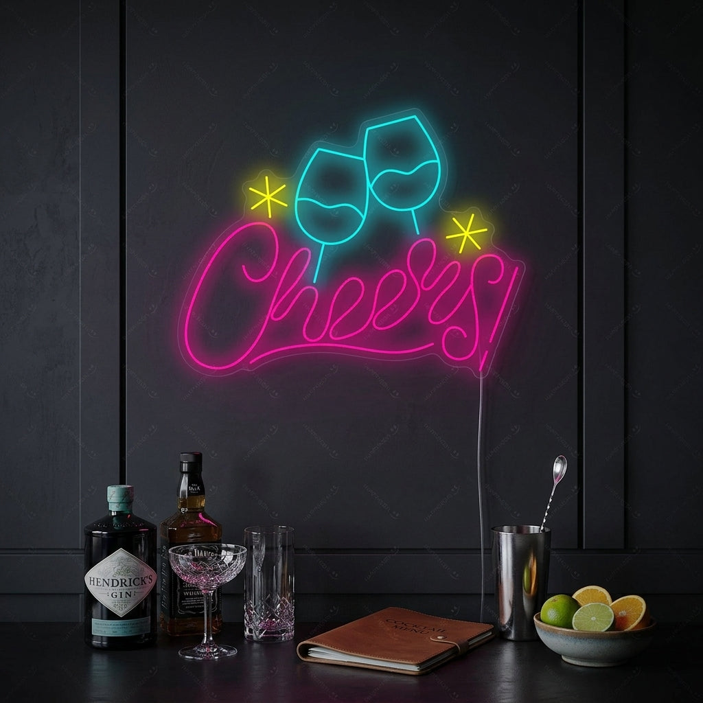 "Cheers" Neonbord