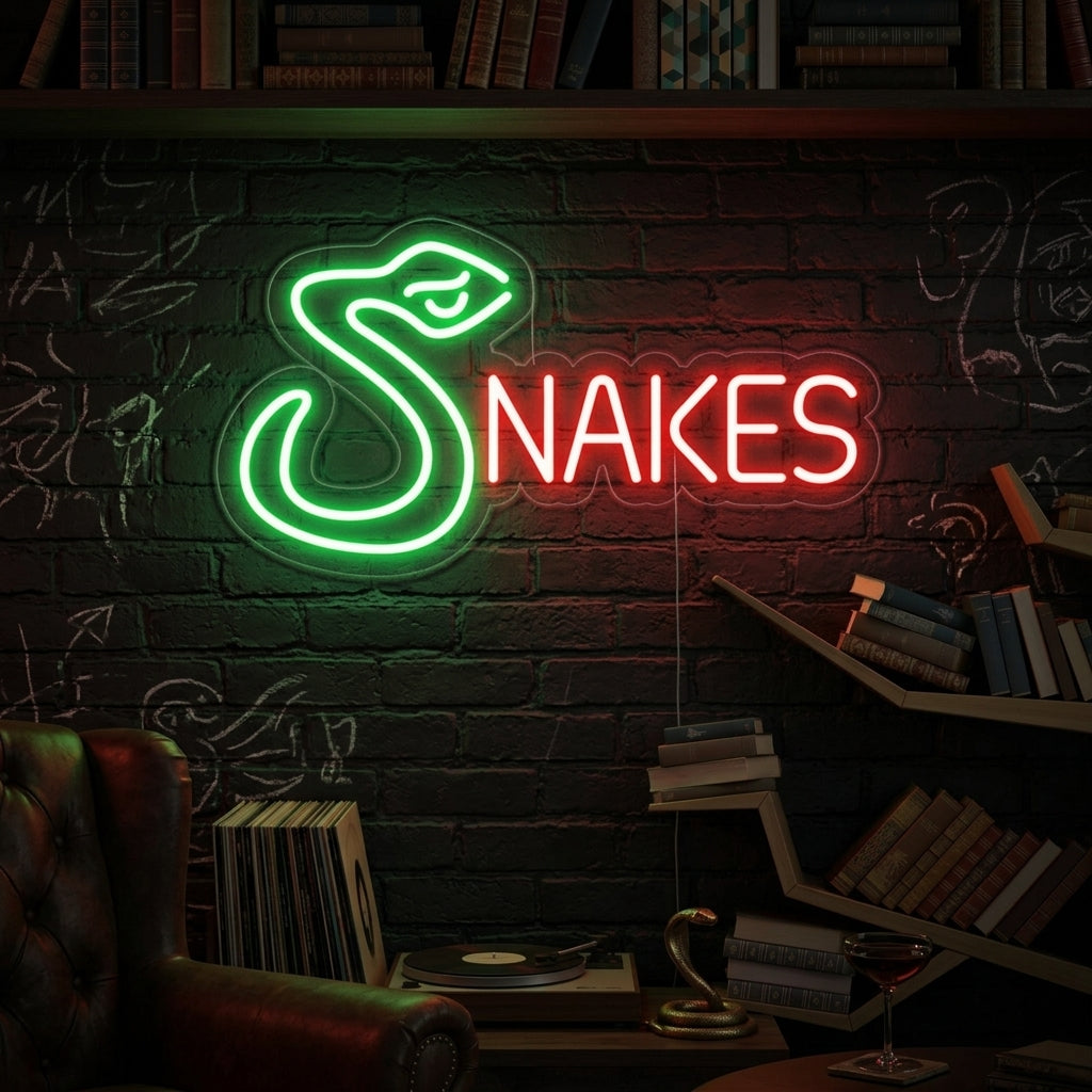 "Snakes" Neon Verlichting