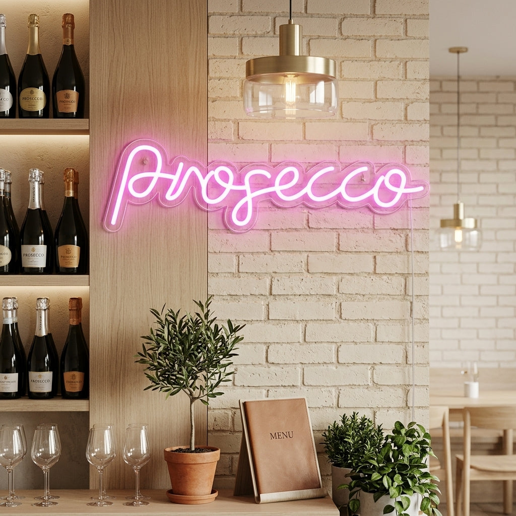 "Prosecco Bierbar" Neon Verlichting