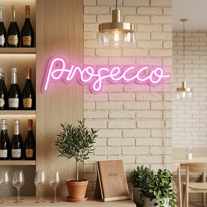 "Prosecco Bierbar" Neon Verlichting