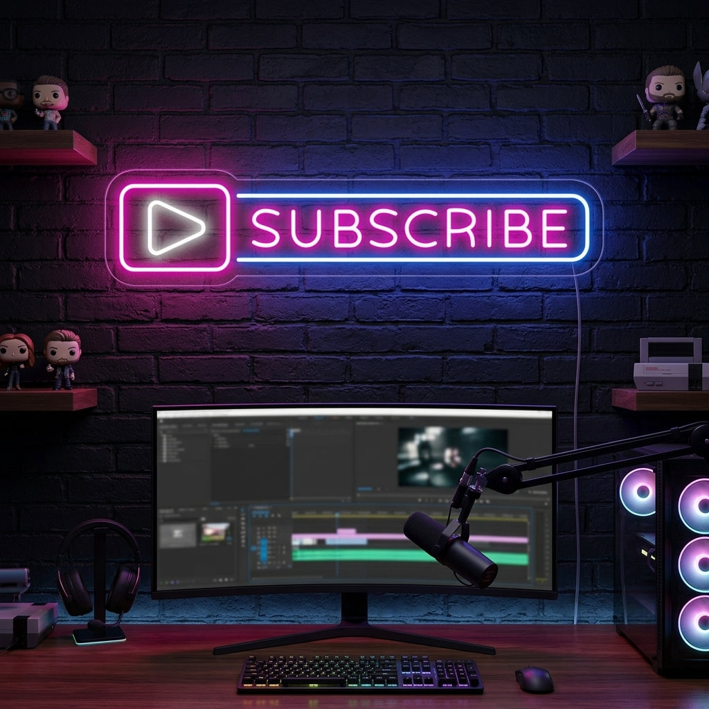 "Subscribe" Neon Verlichting
