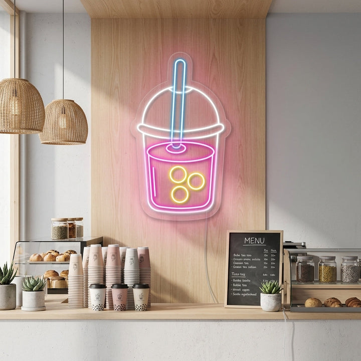 "Boba Theekopje" Neon Verlichting