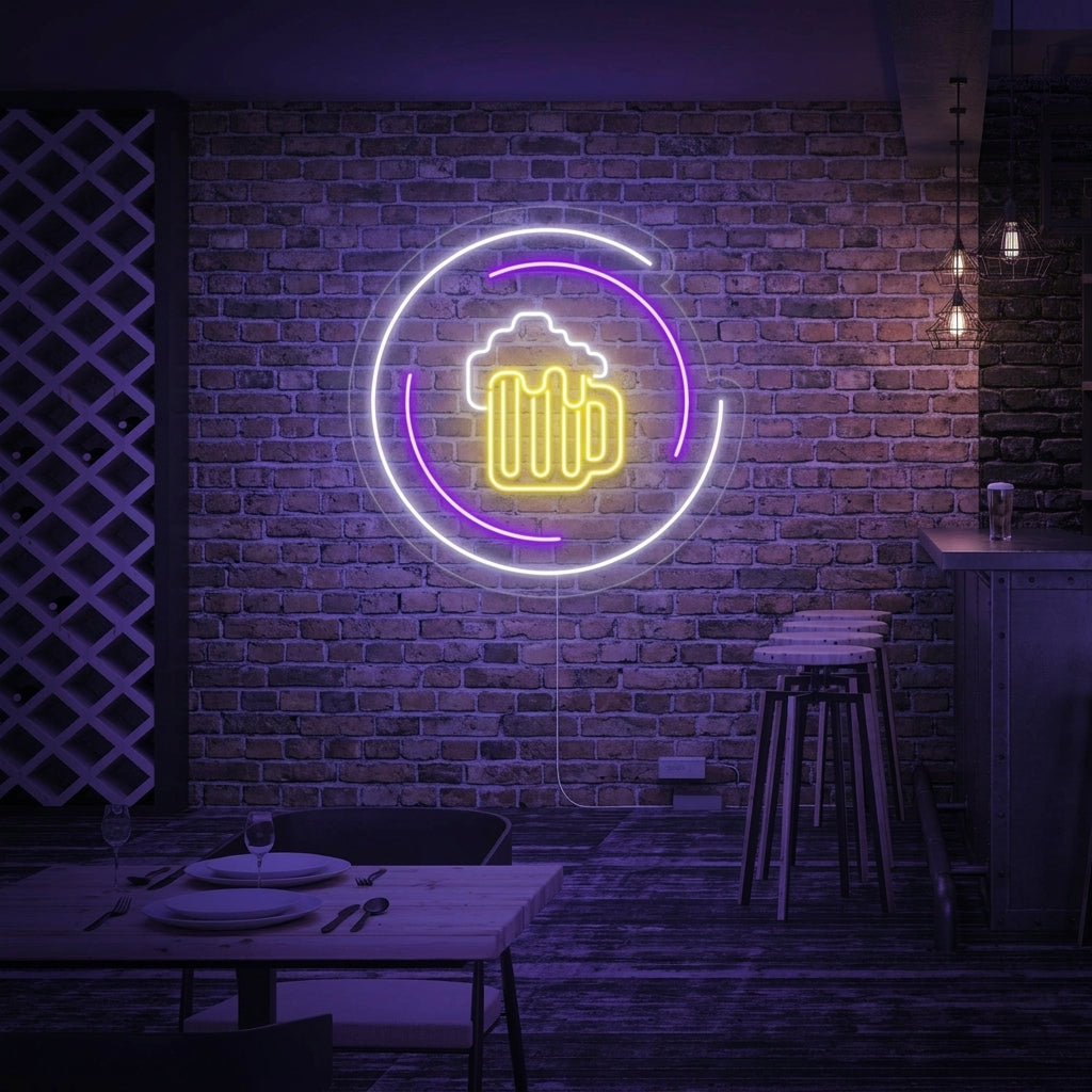 "Bierpul, Bar" Neon Verlichting