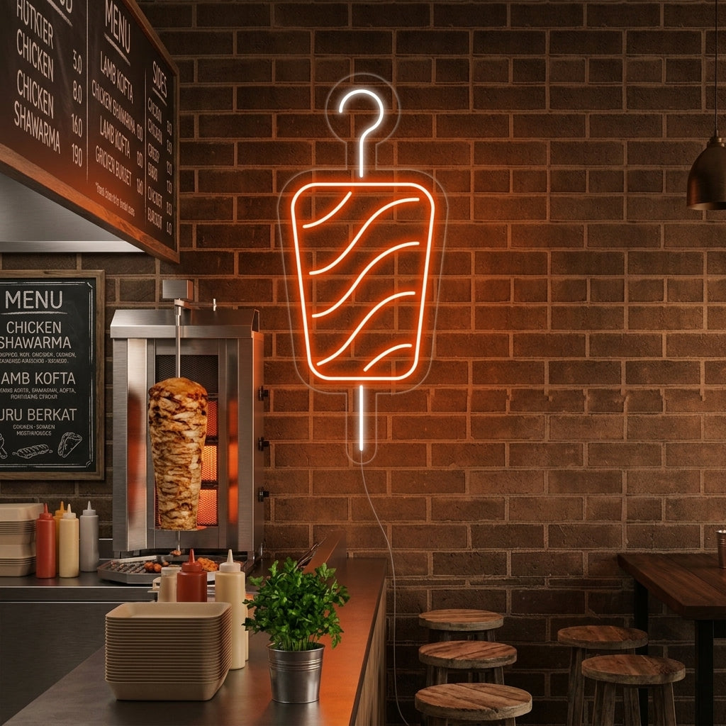 "Kebab" Neon Verlichting