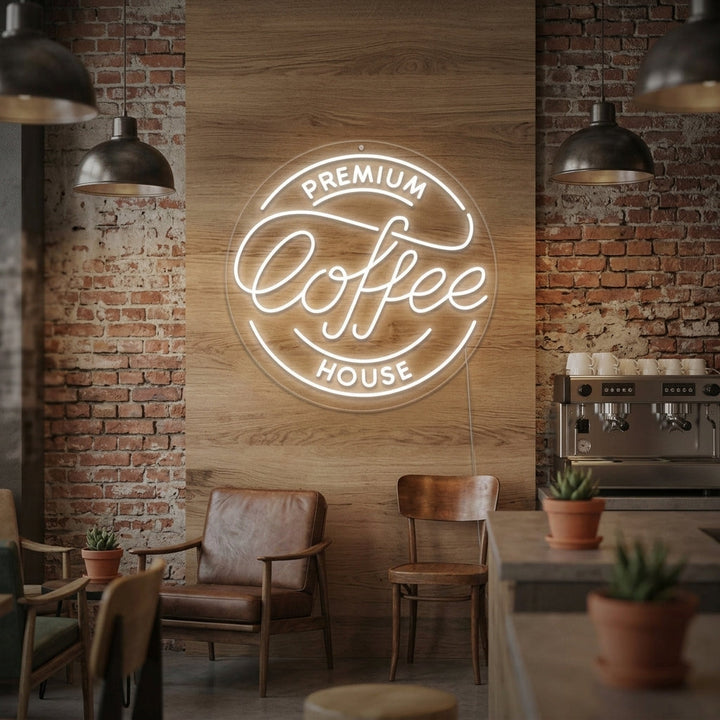"Premium Coffee House" Neon Verlichting