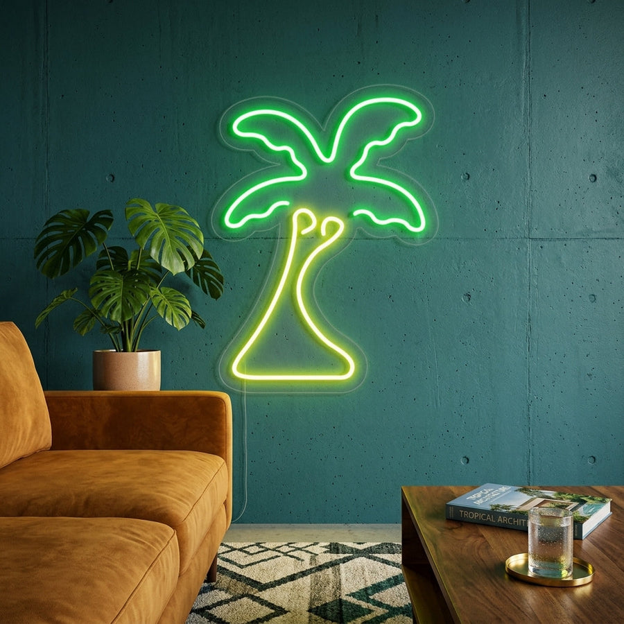 Palmboom palm tree LED neon groen