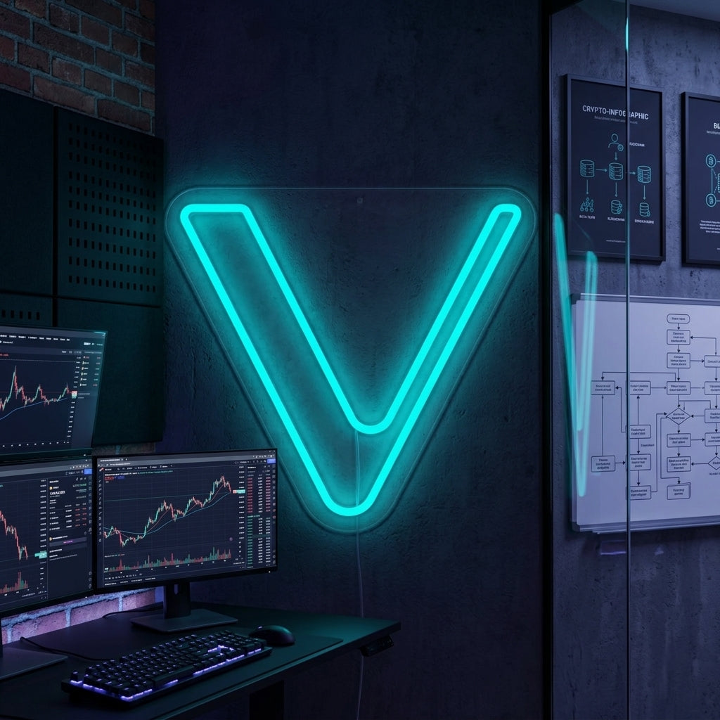"Vet Vechain-Logo" Neon Verlichting