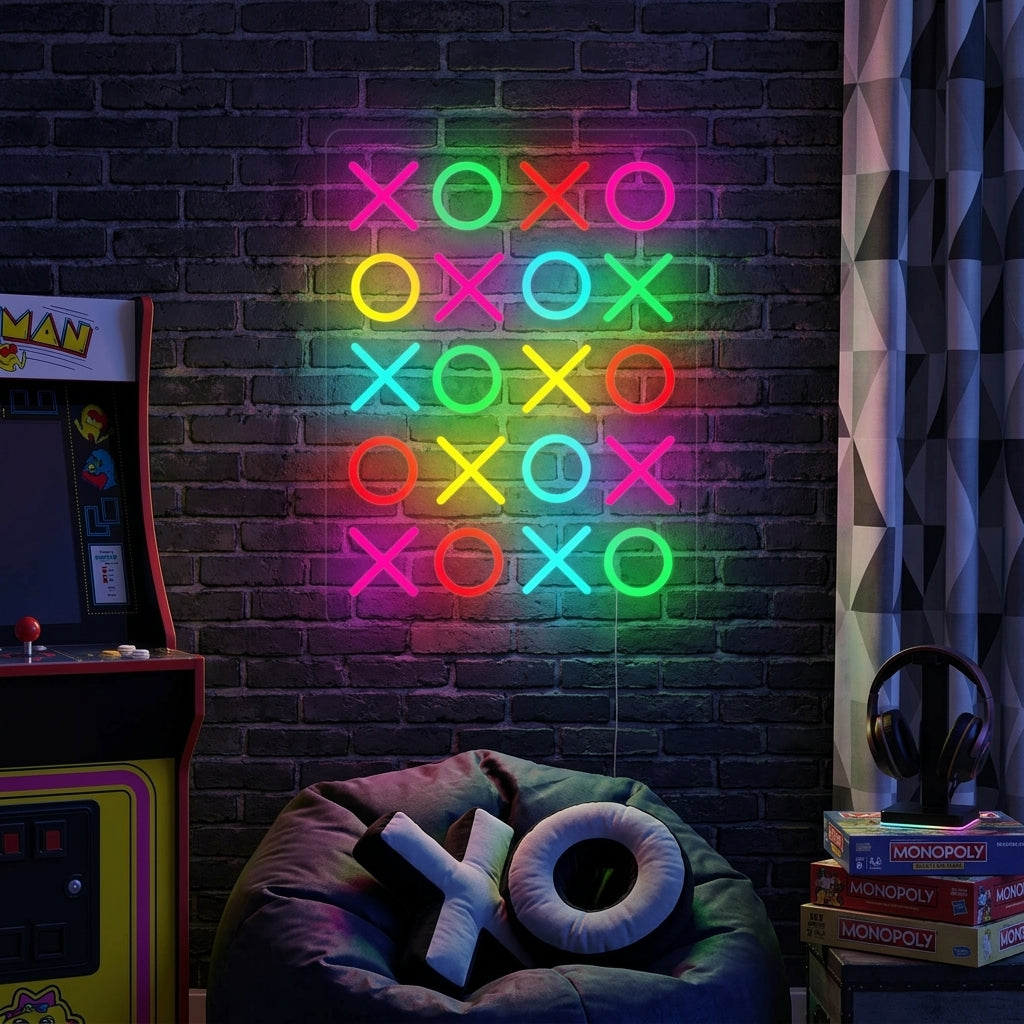 "Hou Heel Veel Van Je XOXO" Neon Verlichting