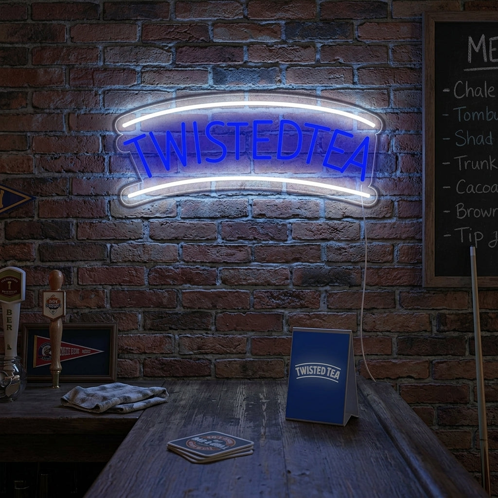 "Vintage Twisted Tea Bierbar" Neon Verlichting