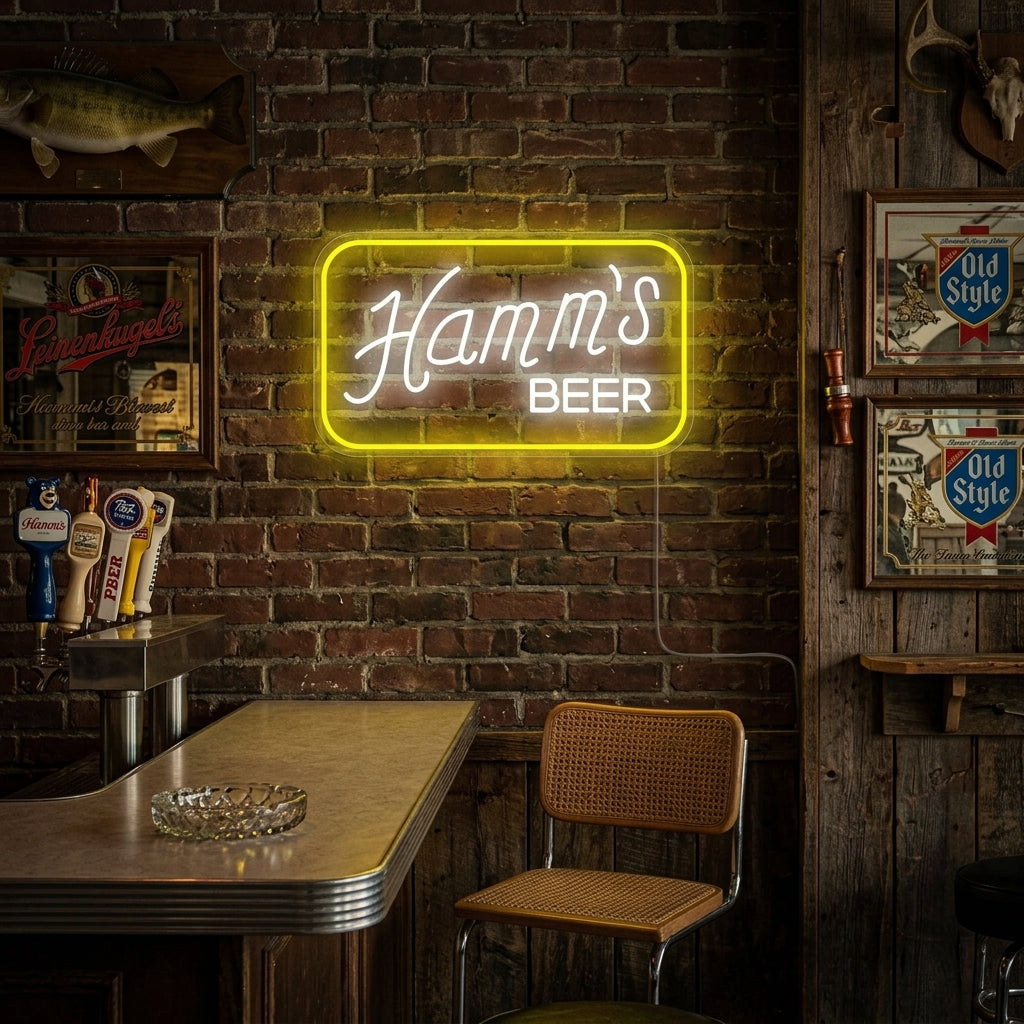 "Hamms Bierbar" Neon Verlichting