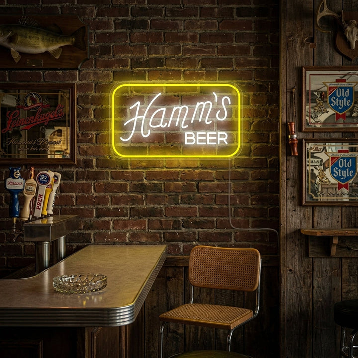 "Hamms Bierbar" Neon Verlichting