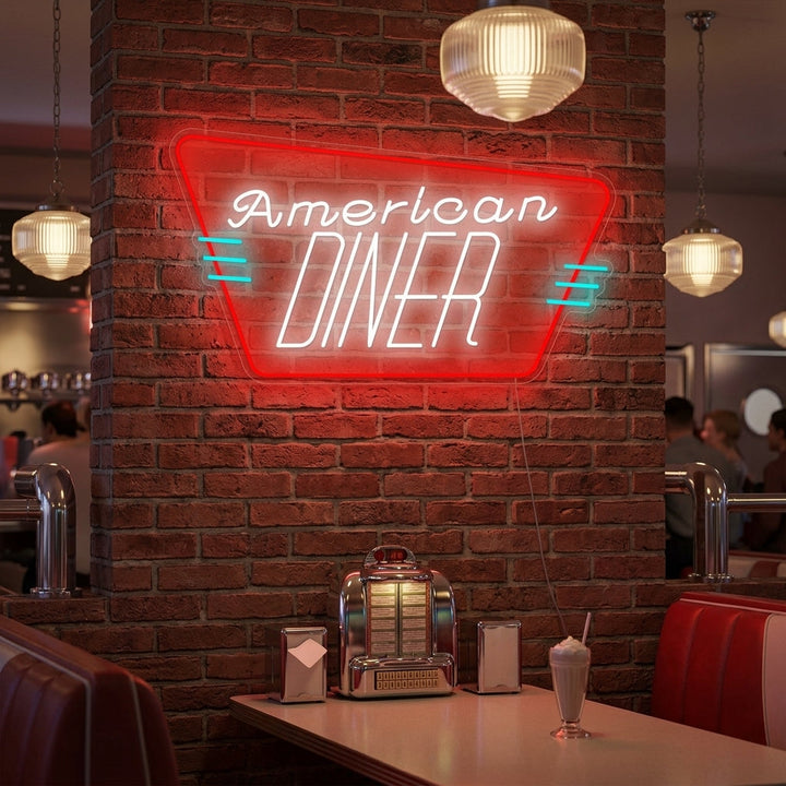 "American Diner" Neonbord