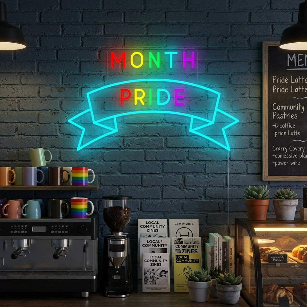 "LGBT Month Pride" Neon Verlichting