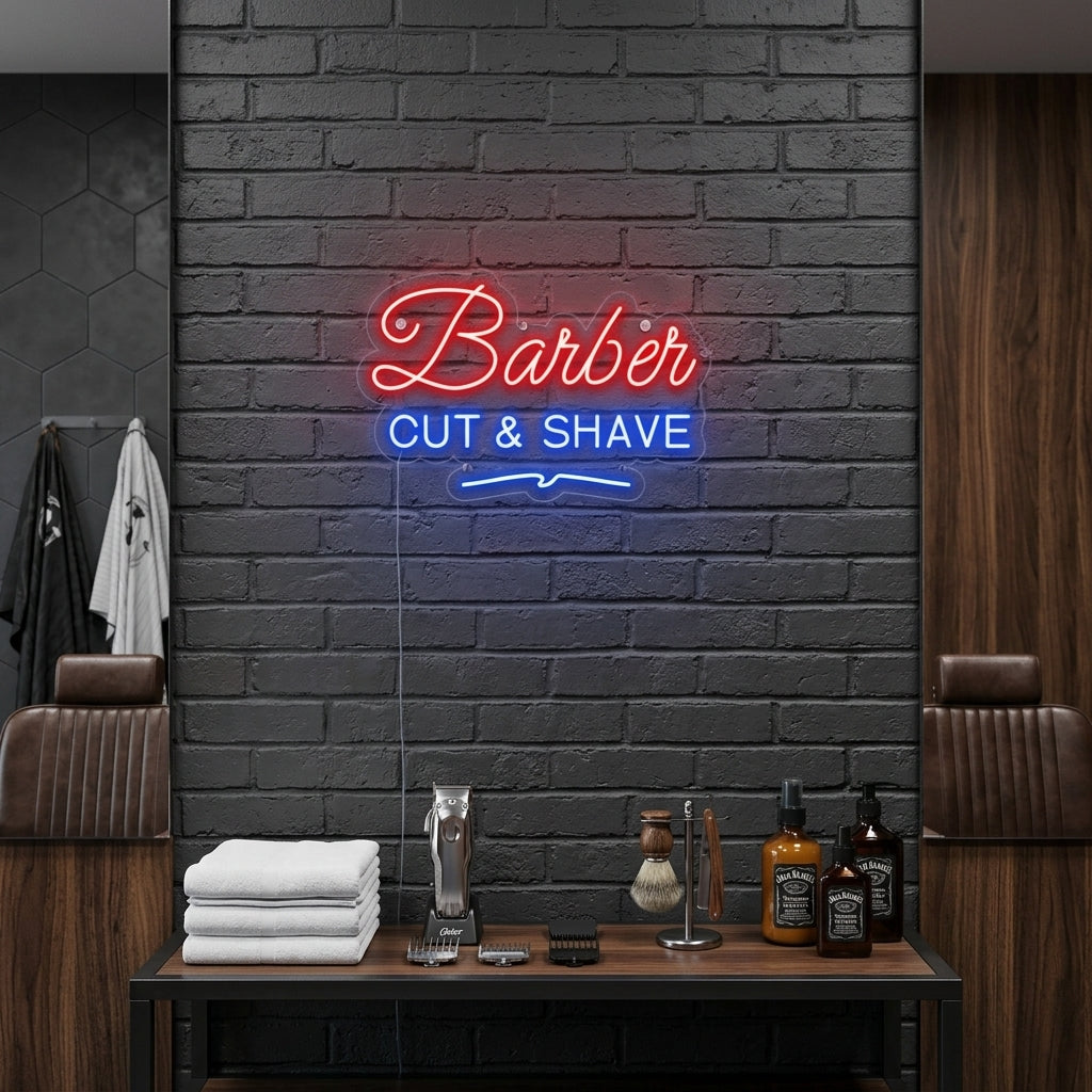 "BARBER Shop" Neon Verlichting