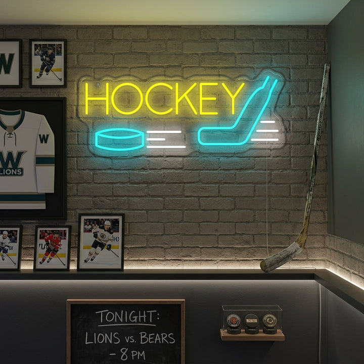 "Hockey" Neonbord