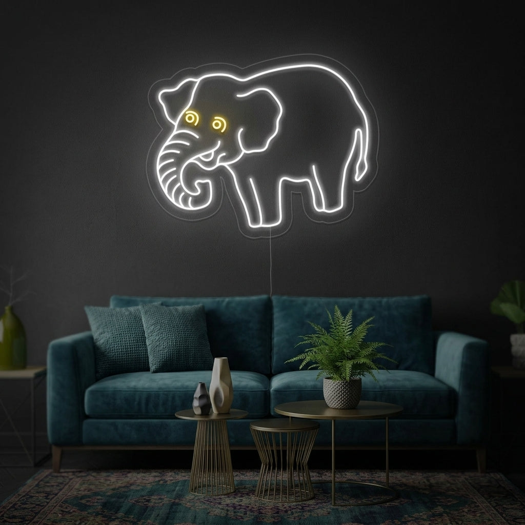 "Olifant" Neon Verlichting