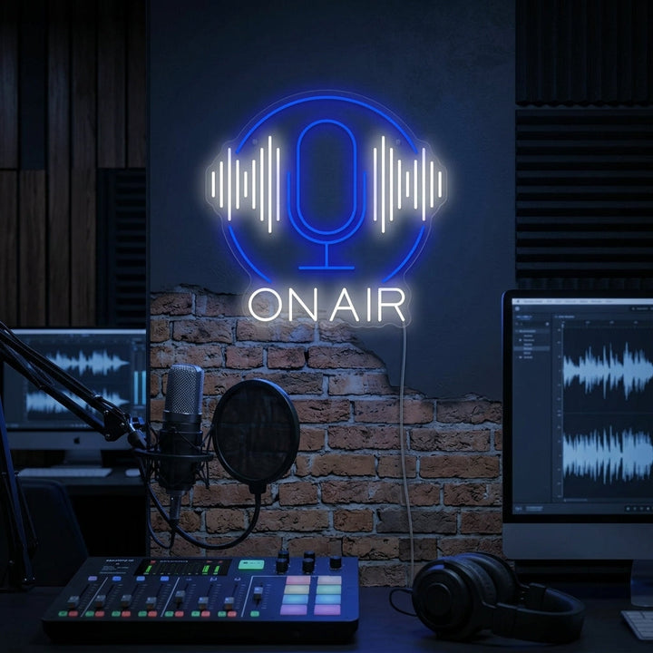 "Podcast In De Lucht" Neonbord