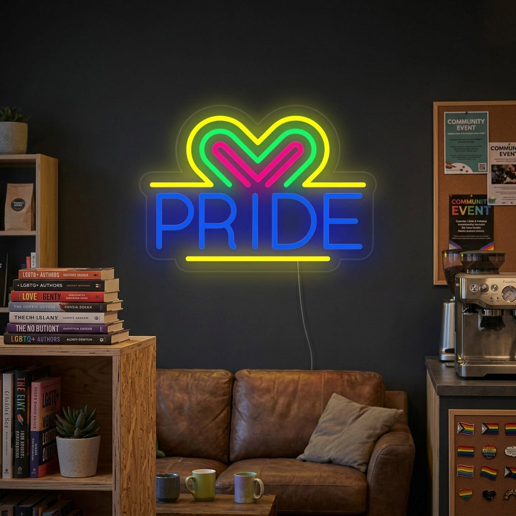 "LGBT, PRIDE, Harten" Neon Verlichting