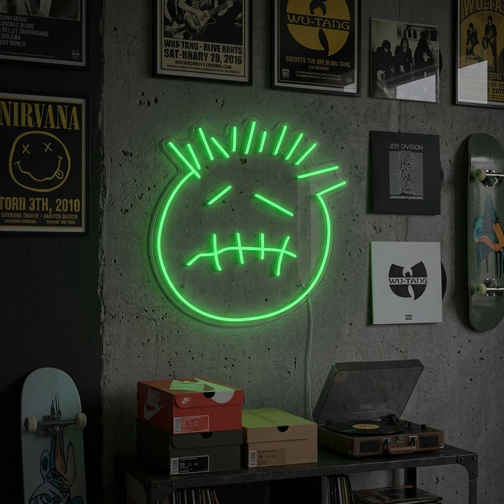 "Cactus Jack Gezicht" Neon Verlichting