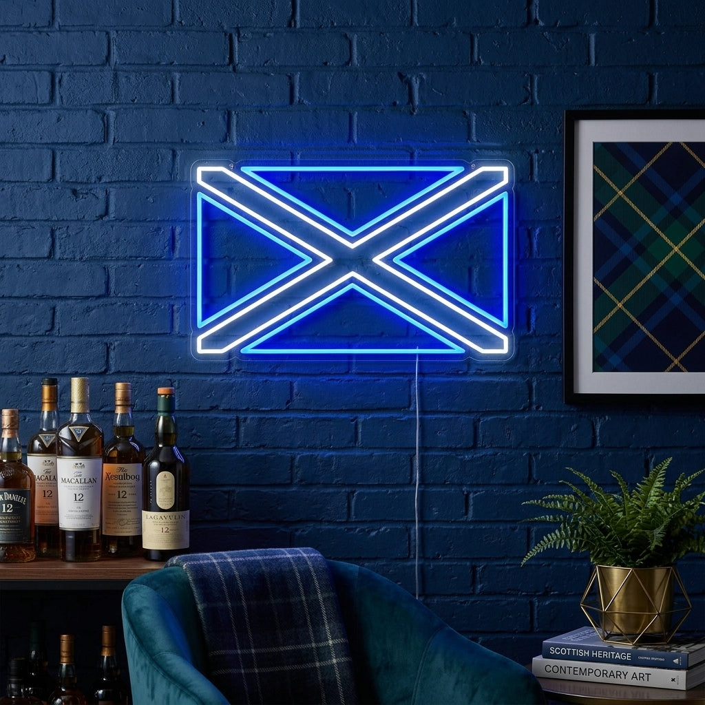 "Vlag Van Scotland" Neon Verlichting