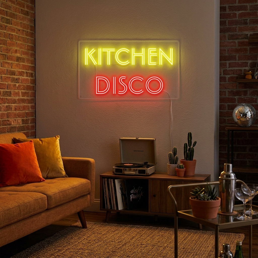 "Kitchen DISCO" Neon Verlichting