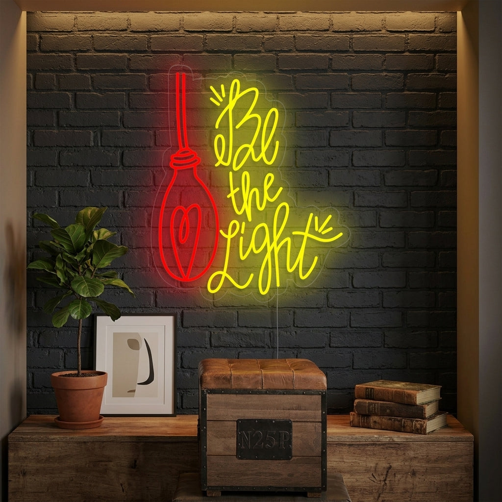 "Be the Light" Neon Verlichting