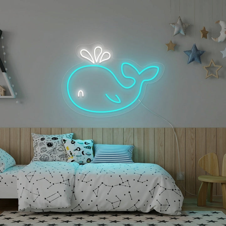 "Dolfijn, Kinderkamer Decor" Neon Verlichting