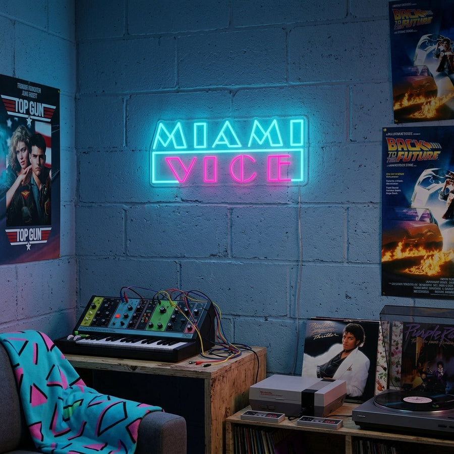 neon tekstlamp “Miami Vice”