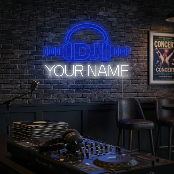 "Aangepast Dj-logo" Neonbord
