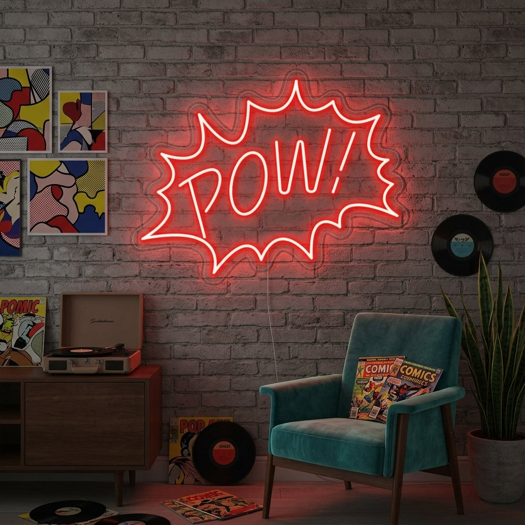 "Pow" Neon Verlichting
