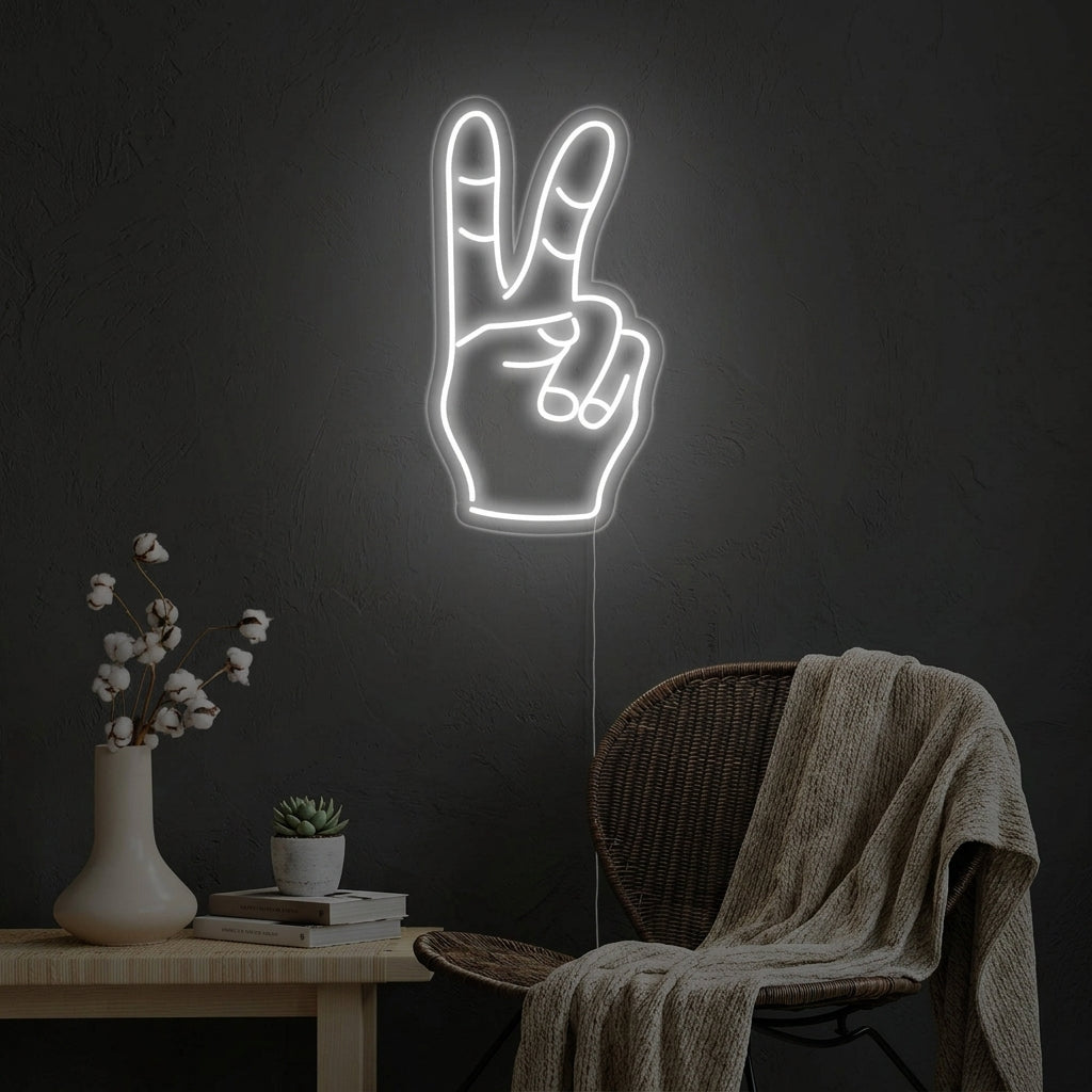 "Vrede" Neon Verlichting